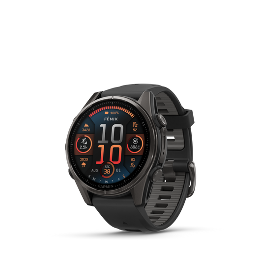 Fēnix® 8 – 43 mm, AMOLED Sapphire Negro