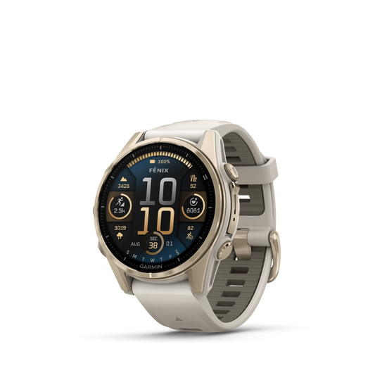 Fēnix® 8 – 43 mm, AMOLED Sapphire Dorado