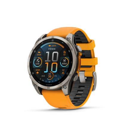 Fēnix® 8 – 47 mm, AMOLED Sapphire Naranja