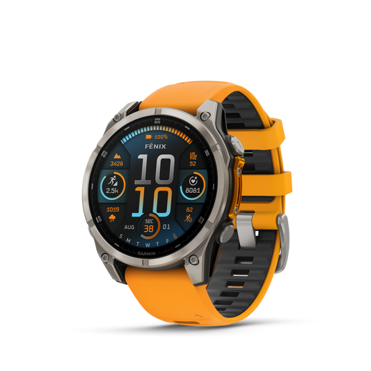 Fēnix® 8 – 47 mm, AMOLED Sapphire Naranja