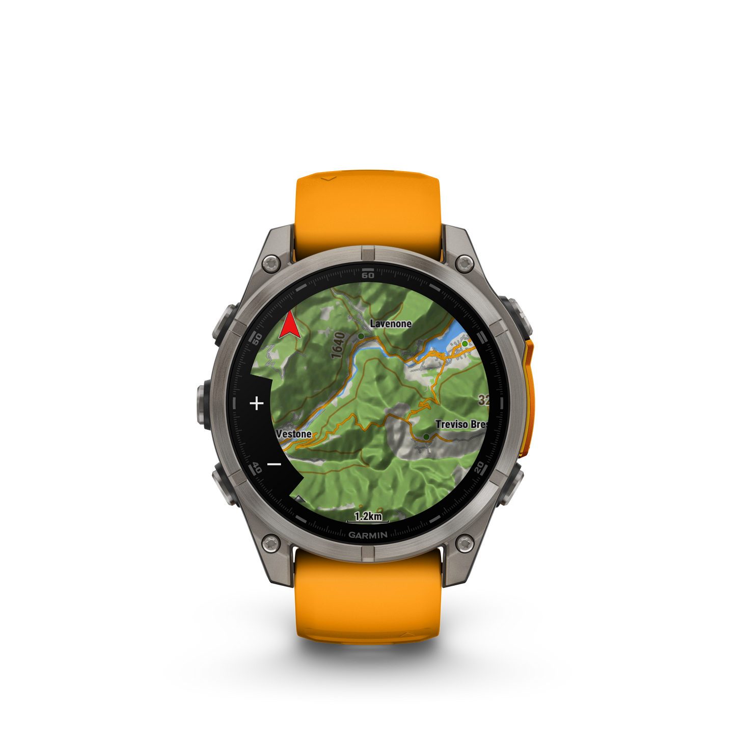 Fēnix® 8 – 47 mm, AMOLED Sapphire Naranja